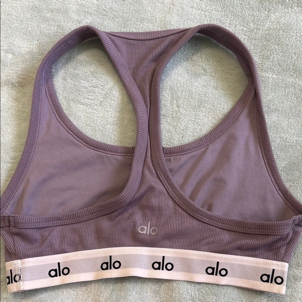 ALO Yoga Purple Sports Bra - Picture 4 of 4